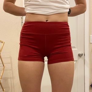 Wine Rise and Grind Booty Shorts